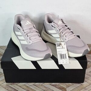 Adidas Women's RunFalcon 5 W Running Shoes Iced Purple White Size 6.5 New